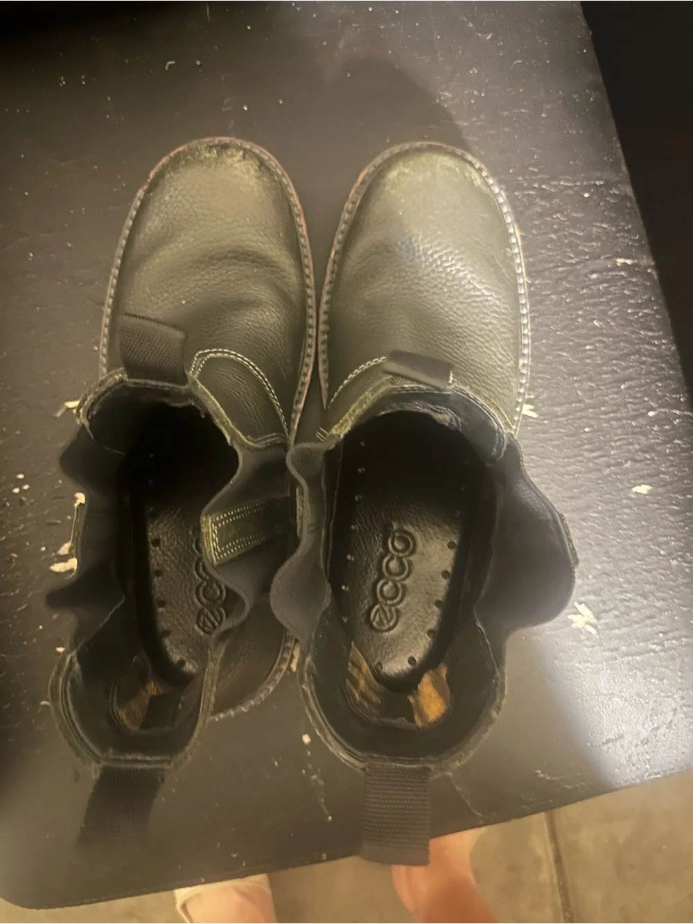 Ecco Men's Chukka Boots in Dark Green Leather